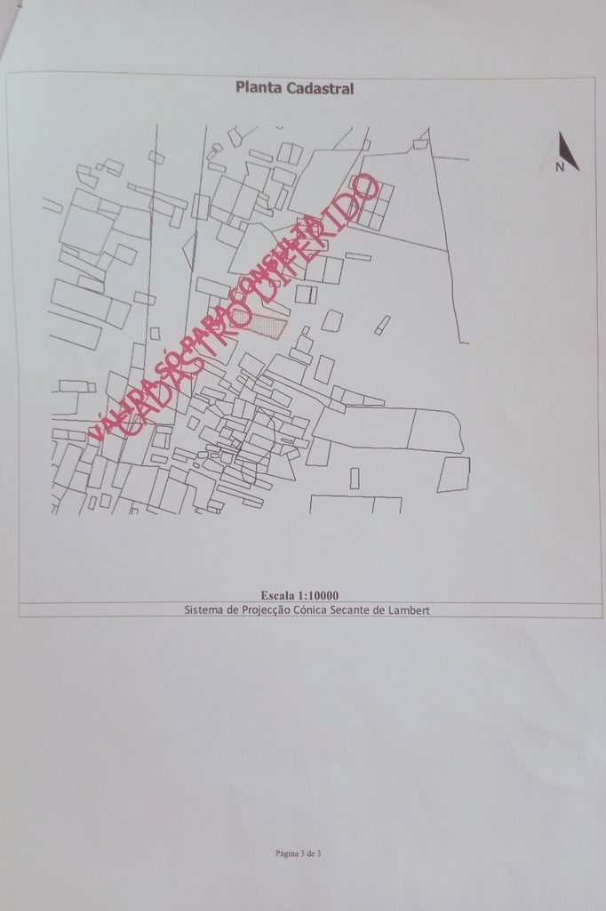 Образец кадастрового плана участка (Planta Cadastral)